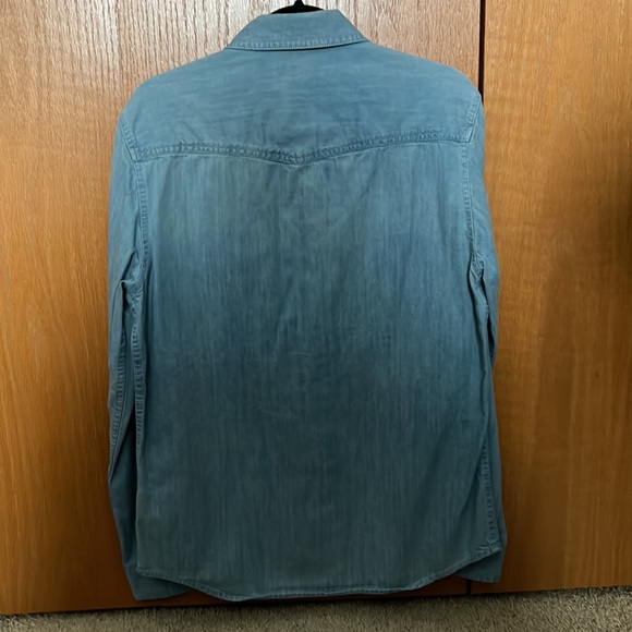 Calvin Klein Jeans Denim Button Down Shirt Sz M - Picture 4 of 6